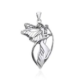 Moonlight Fairy Silver Pendant