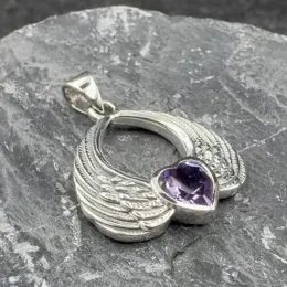 KŘÍDLA ANDĚLA, stříbrný přívěšek