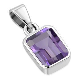 Ametystový sen - stříbrný přívěsek