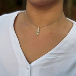 Zelený pramen – stříbrný přívěsek s olivínem