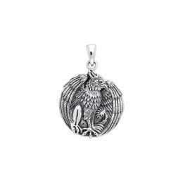 GRYF, stříbrný talisman, Ag 925
