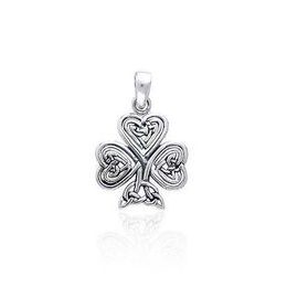 Keltský trojlístek štěstí - stříbrný přívěsek