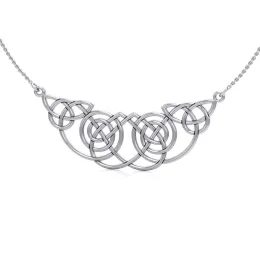 Celtic Knotwork Sterling Silver Necklace
