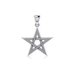 Stříbrný přívěsek Pentagram hvězda
