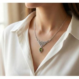 Stříbrný přívěsek s vltavínem 2,4g