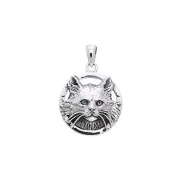 Silver Cat Pendant