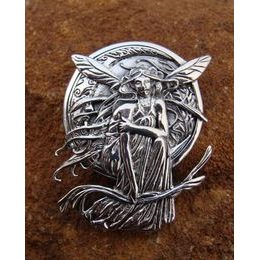 Kvetoucí květ s ametystem stříbrný přívěsek