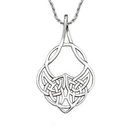 CELTICA Sterling Silver Knot Pendant
