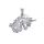 Celtic Unicorn Silver Pendant