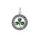 Celtic Silver Pendant with Shamrock