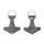 Thors Hammer Jewelry Sterling Silver Pendant