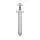 Viking Sword Silver Pendant With Garnets