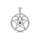 PENTAGRAM WICCA, granát, stříbro 925