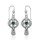 Celtic Cross Sterling Silver Earrings