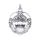 Celtic Silver Claddagh Pendant