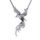 Fénix temnoty – stříbrný náhrdelník s černými zirkony