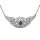 Eavan Sterling Silver Necklace With Garnet