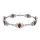 Eire Silver Bracelet With Garnets