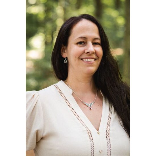 Lady Avalon s ametystem stříbrný náhrdelník