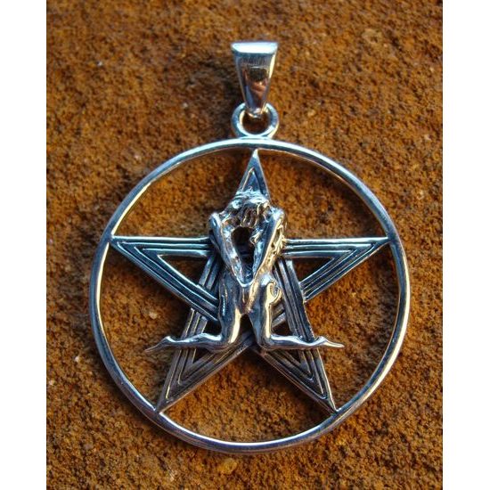 Silver Magic Pentacle Pendant