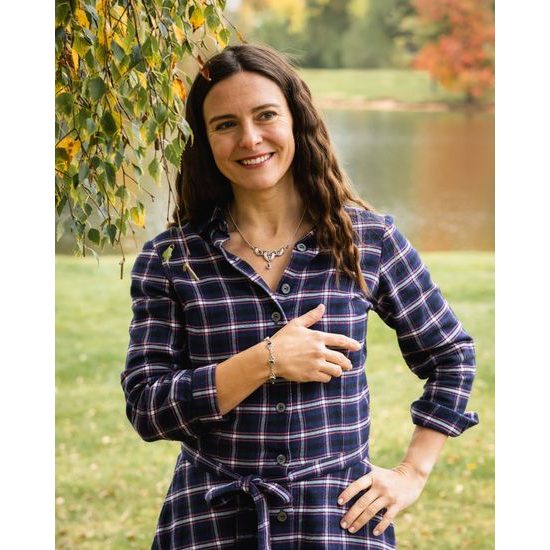 NÁHRDELNÍK DVORNÍ DÁMY, stříbro, Ag 925