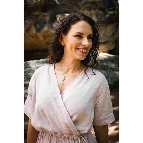 KLÍČ K POZNÁNÍ, stříbrný závěs