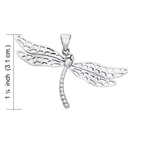 Dragonfly Sterling Silver Pendant