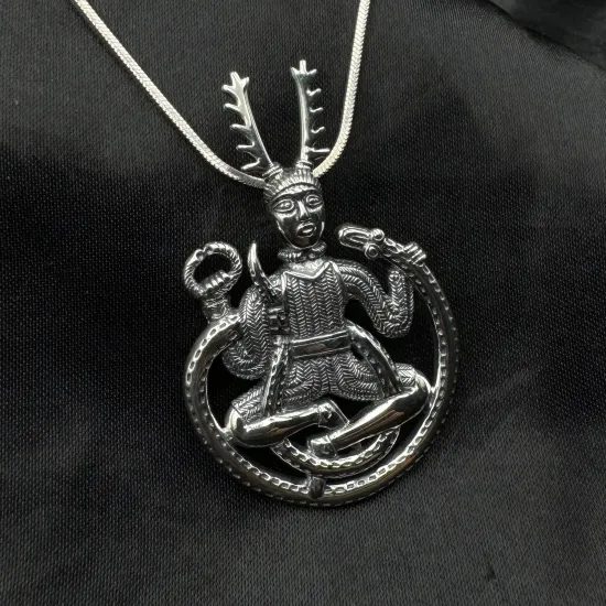 CERNUNNOS, stříbrný amulet. stříbro (925)