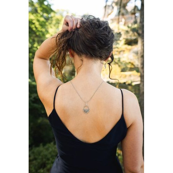 CELTICA Sterling Silver Knot Pendant