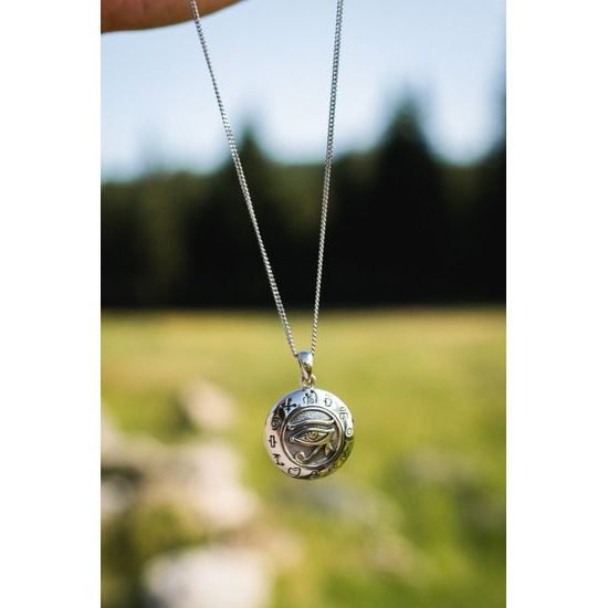 Eye Of Horus Silver Talisman