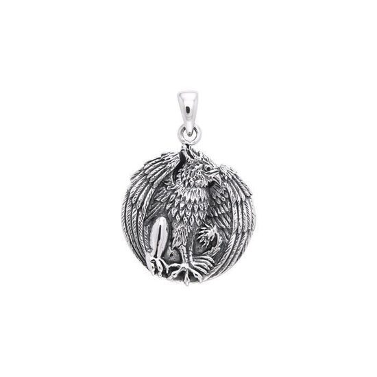 GRYF, stříbrný talisman, Ag 925