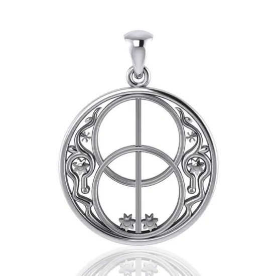 Chalice Well Sterling Silver Amulet