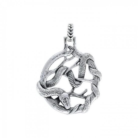 Snake Sterling Silver Pendant