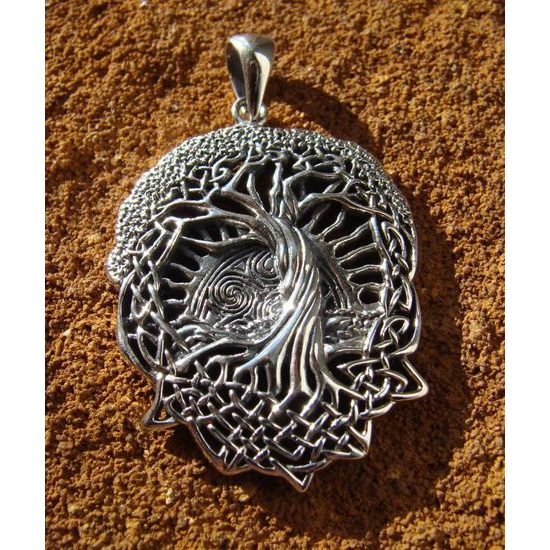 STROM ŽIVOTA, stříbrný amulet