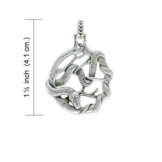 Snake Sterling Silver Pendant