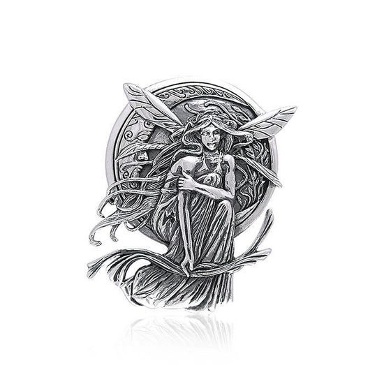 Nightfall Fairy Sterling Silver Pendant