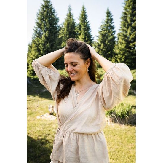 Keltský propletenec, stříbrný závěs