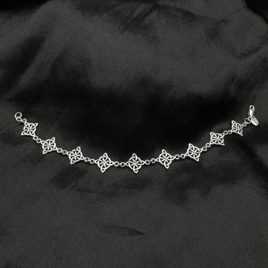 UZLY ŽIVOTA, stříbrný náramek, Ag 925, 9 g