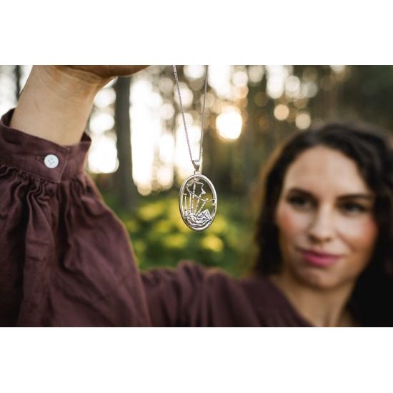 SKOTSKÉ DUDY, stříbrný přívěšek