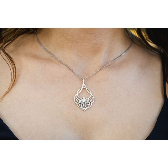 CELTICA Sterling Silver Knot Pendant