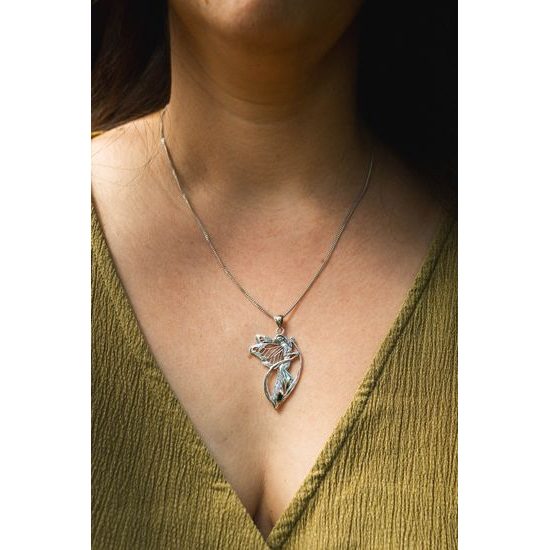 Moonlight Fairy Silver Pendant