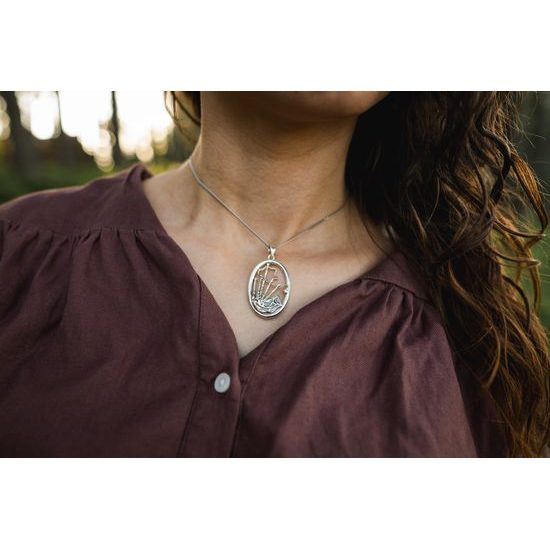 SKOTSKÉ DUDY, stříbrný přívěšek