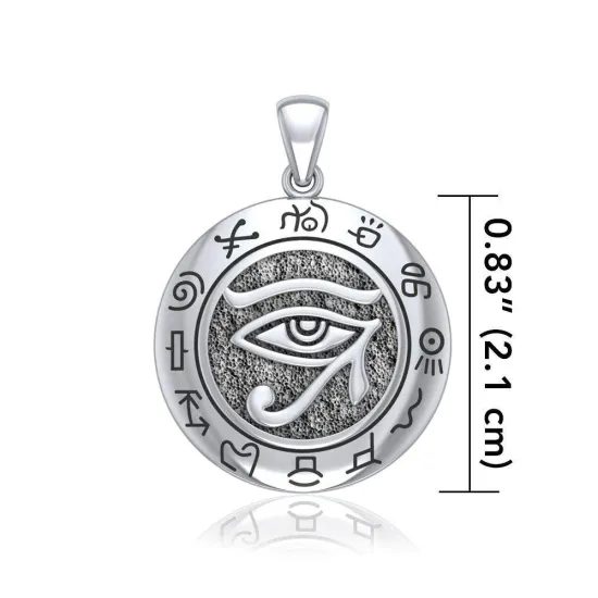 Eye Of Horus Silver Talisman