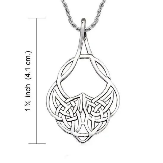 CELTICA Sterling Silver Knot Pendant