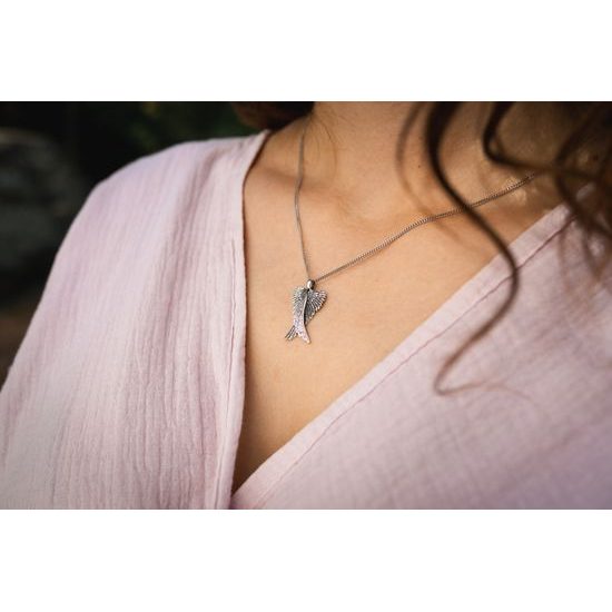 KŘÍDLA ANDĚLA, stříbrný přívěšek