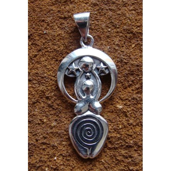 VESMÍRNÁ BOHYNĚ, talisman. stříbro 925
