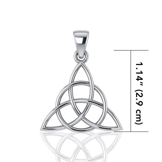 TRIQUETRA, keltský stříbrný přívěšek