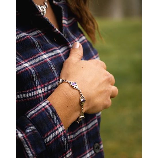 EIRE, stříbrný náramek, Ag 925