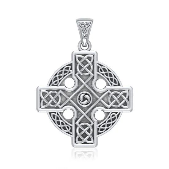 THE CELTIC CROSS Silver Pendant