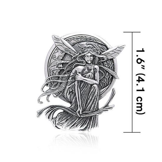 Nightfall Fairy Sterling Silver Pendant